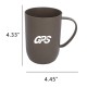 Retro Wheat straw Drinking Cup with Handle 