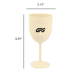 Wheat Straw Red Wine Glass