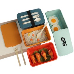 Wheat Straw Japanese Style Bento Storage Box