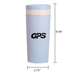 10 OZ. Wheat Straw Double-layer Insulated Bottle
