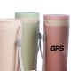 10 OZ. Wheat Straw Double-layer Insulated Bottle