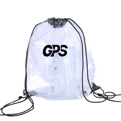 Transparent PVC Drawstring Bag