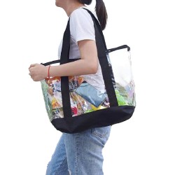 Single Shoulder Transparent PVC Handbag