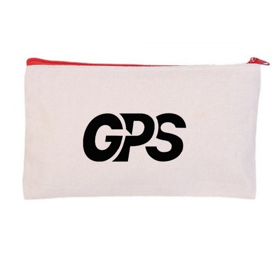 Canvas Zipper Pen Case