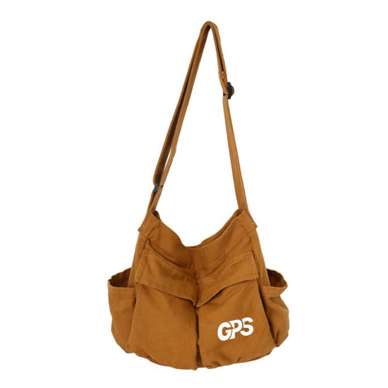 Canvas Shoulder Crossbody Bag