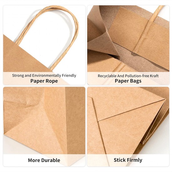 Kraft Paper Bag With Handle
