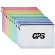 4A PVC Grid Transparent Zipper Stationery Bag