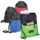 Drawstring Backpack Bag w/Front Zipper Drawstring Backpack Bag w/Front Zipper