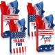 8 5/8 " Patriotic Gift Bag With Handle