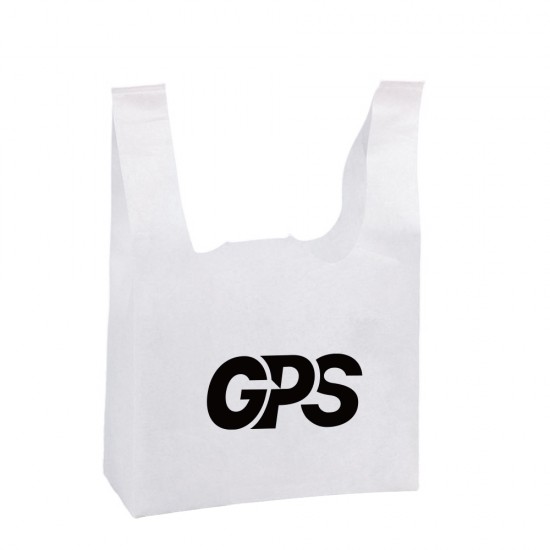 19 5/8 " Non woven T-Shirt Shopping Bags