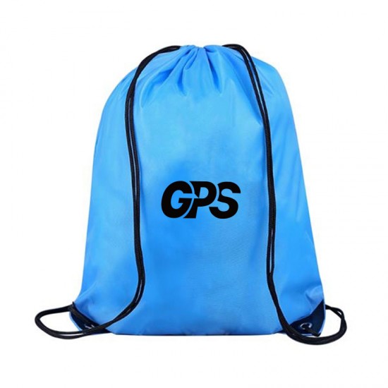 Classic Polyester Drawstring Sports Backpack