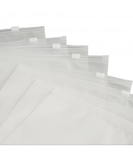 Matte Zipper Self Sealing Bag