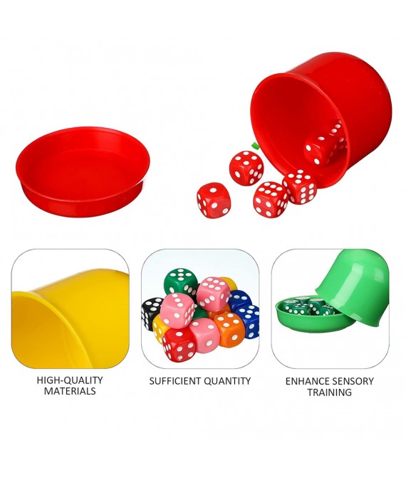 Plastic Cylindrical Dice Rolling Cup