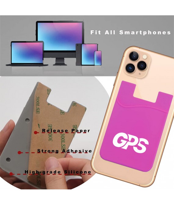 Silicone Phone Card Holder