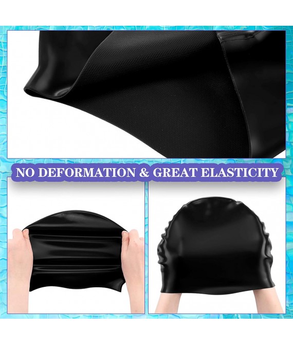 Non-Slip Grip Silicone Swim Cap