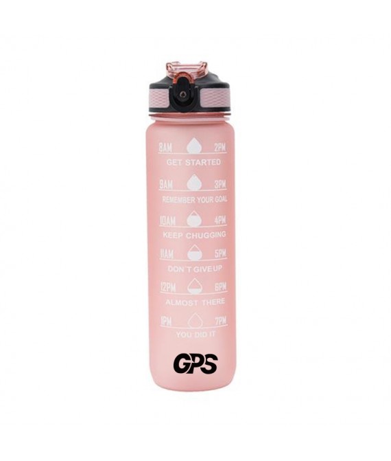1L Gradient Motivational Water Bottle
