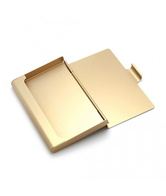 3 5/8 " Aluminum Alloy Business Card Holder