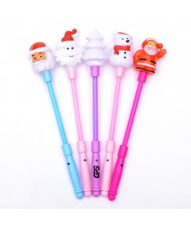 14 " Light Up Santa Wand