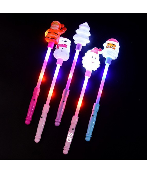 14 " Light Up Santa Wand