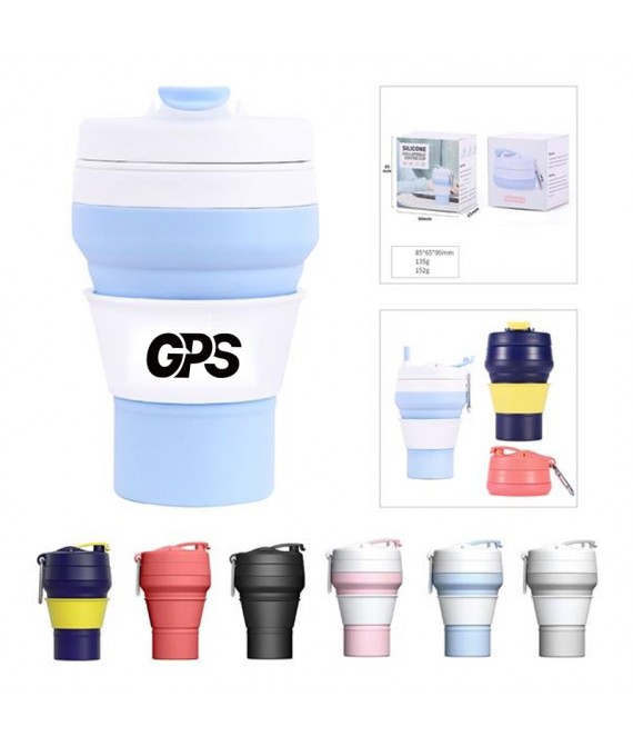 15 OZ Compress Travel Mug with Straw