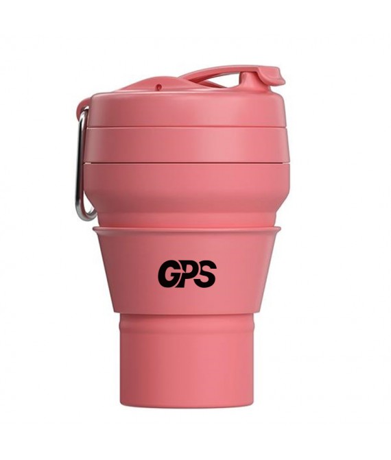 15 OZ Compress Travel Mug with Straw