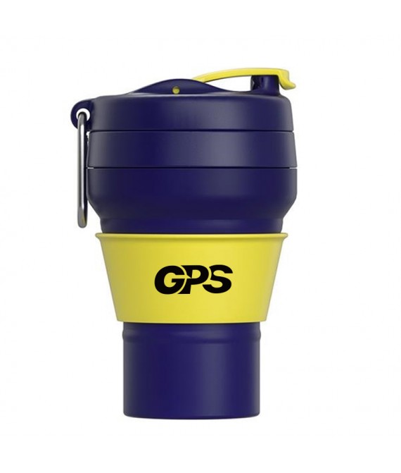 15 OZ Compress Travel Mug with Straw