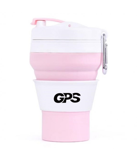 15 OZ Compress Travel Mug with Straw