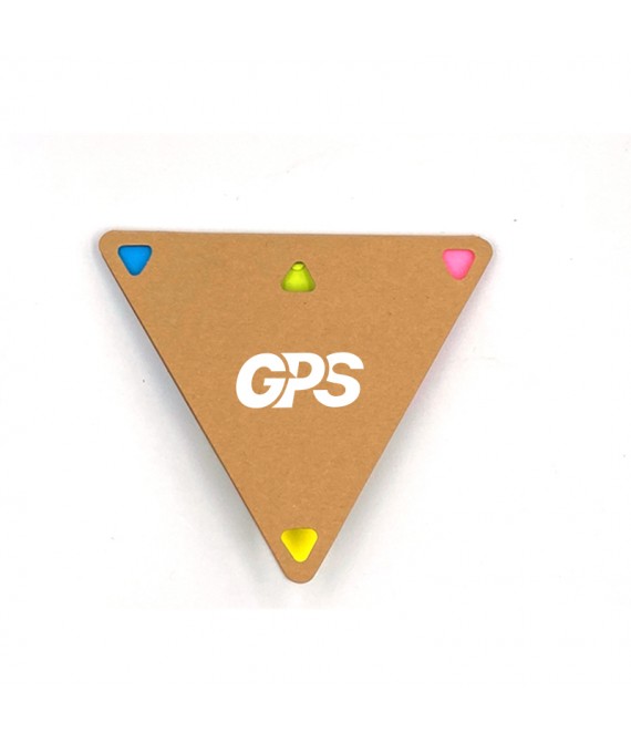 4 1/8 " Triangular Multi-Color Sticky Notes