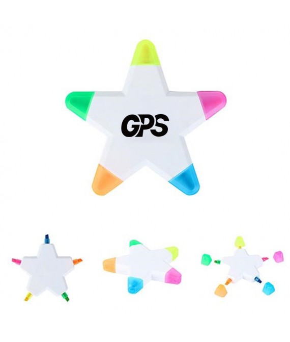 5-In-1 Star Highlighter Pen