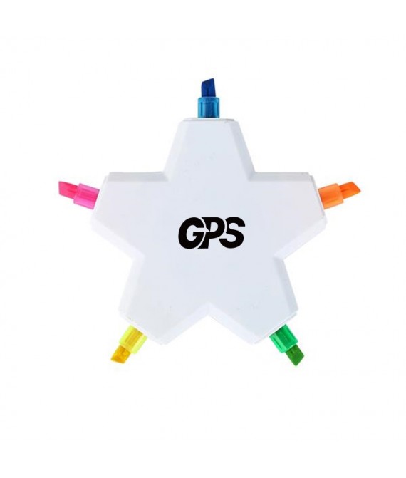 5-In-1 Star Highlighter Pen