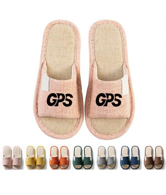 Indoor Linen Slippers