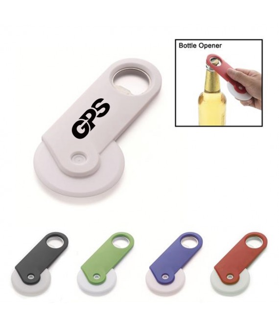 5 1/4 " Pizza Cutter with Bottle Opener