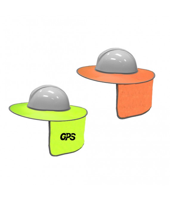 18 1/2 " Foldable Reflective Safety Sunshade Hat