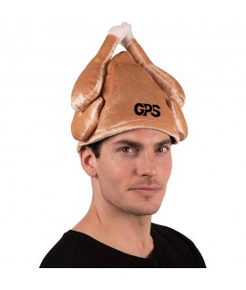 7 7/8 " Thanksgiving Roasted Turkey Hat