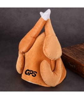 7 7/8 " Thanksgiving Roasted Turkey Hat