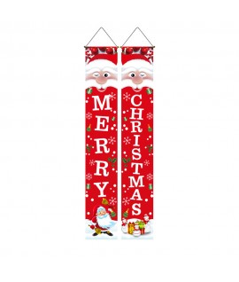 100 D Christmas Couplets Hanging Flags