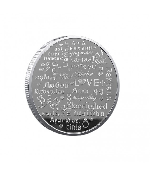 1 5/8 " Valentine's Day Commemorative Iron Coins