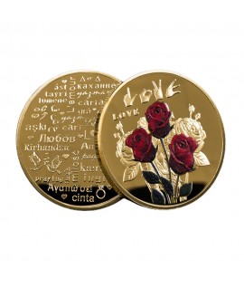 1 5/8 " Valentine's Day Commemorative Iron Coins