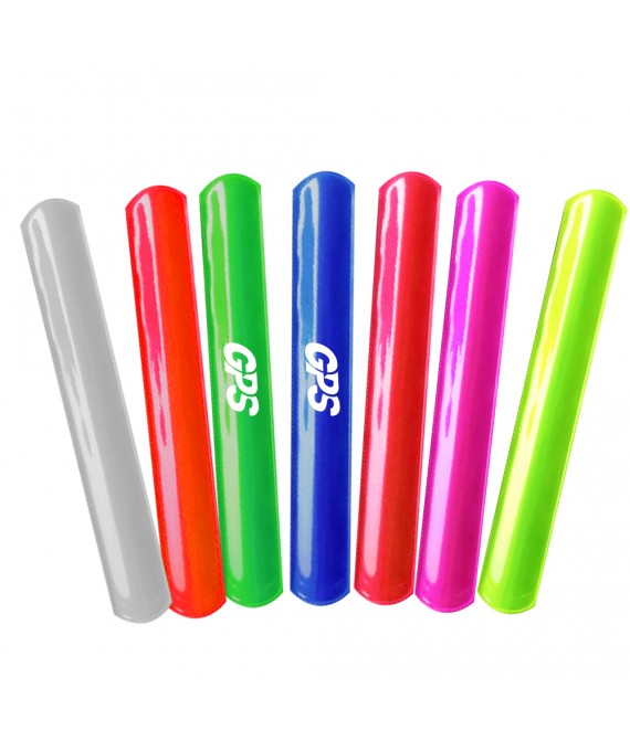 9 " PVC Reflective Slapping Bracelet