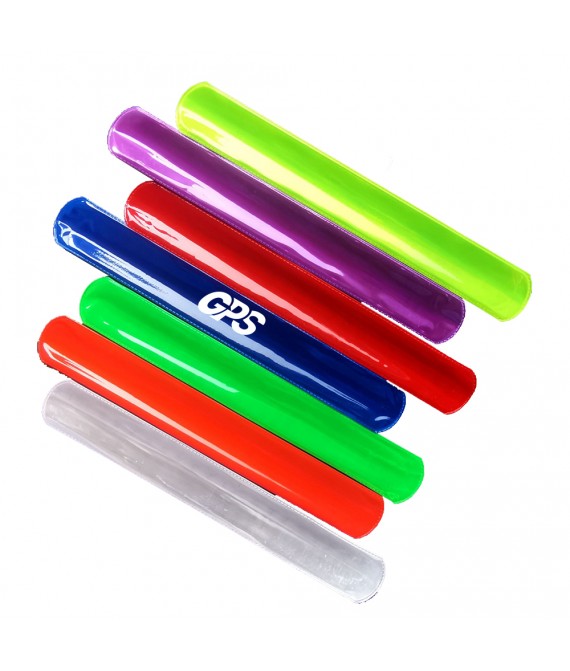 9 " PVC Reflective Slapping Bracelet