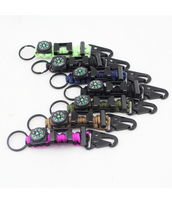 6 1/8 " Multi Functional Rope Keychain