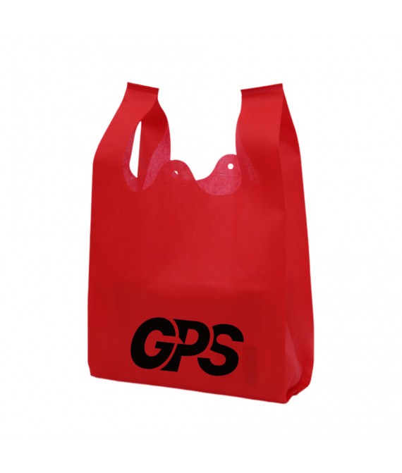 19 5/8 " Non woven T-Shirt Shopping Bags
