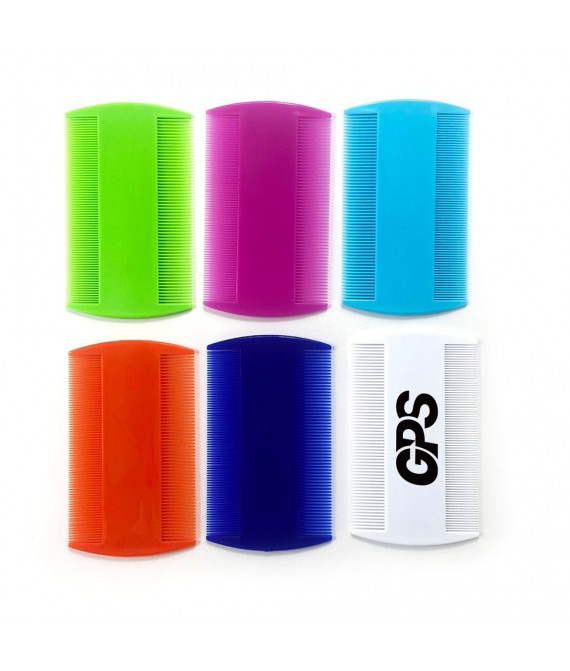 3 1/2 " Plastic double-sided pet comb