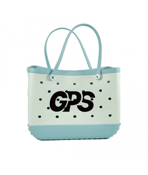 15" EVA Beach Mesh Basket Hole Tote Bag