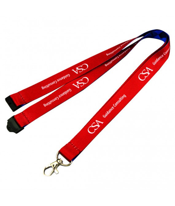  3/4" Single Ended Dye-Sublimation Lanyard w/Safety Break