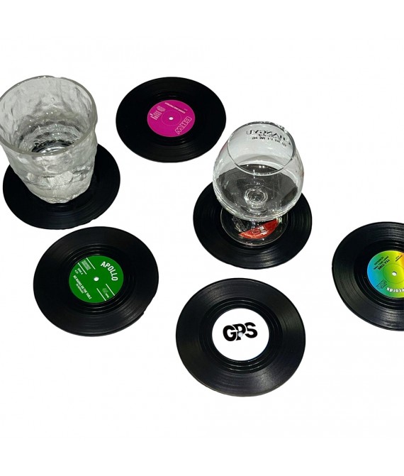 4 " Vinyl Record Retro Coaster
