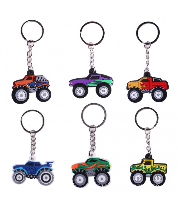 3.3" Soft PVC Customizable Shape Double-sided Keychain