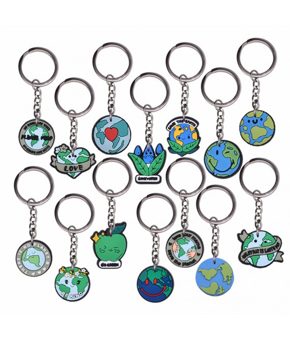 3.3" Soft PVC Customizable Shape Double-sided Keychain