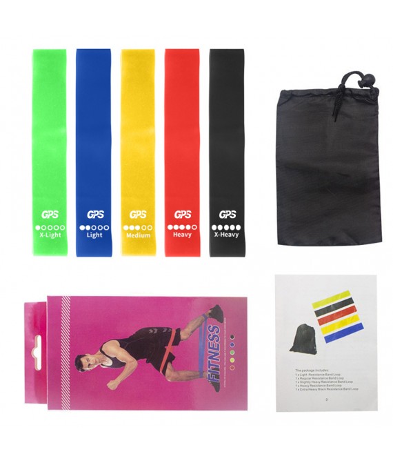 5 Levels TPE Yoga Resistance Band