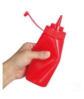 Single Hole Kitchen Sauce Squeeze Bottle